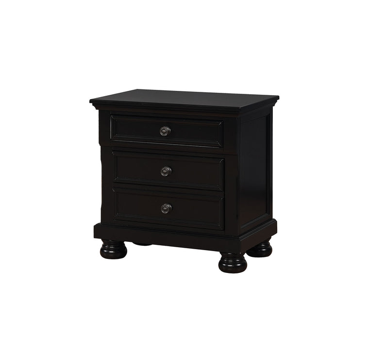 Castor Black Night Stand image