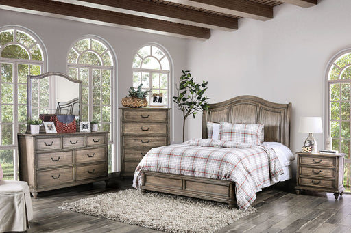 BELGRADE II Rustic Natural Tone 5 Pc. Queen Bedroom Set w/ Chest image