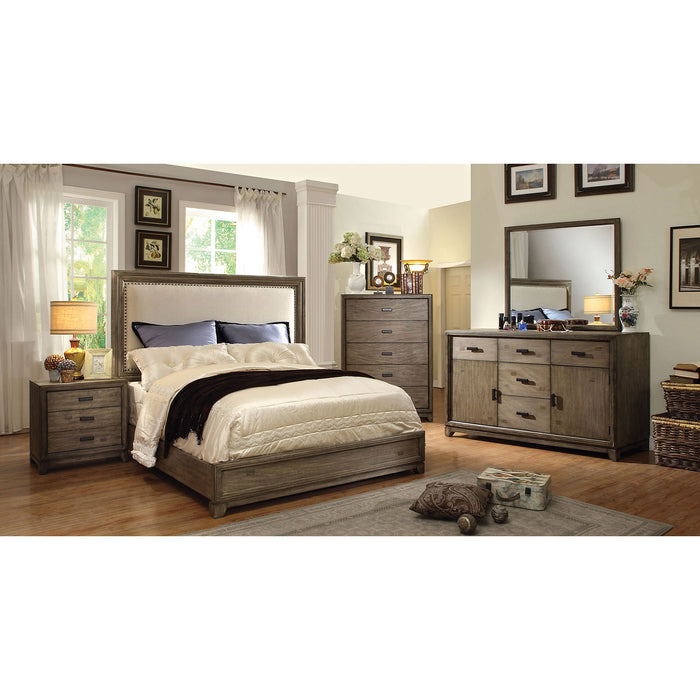 CARLSBAD Natural Ash/Ivory 5 Pc. Queen Bedroom Set w/ Chest image