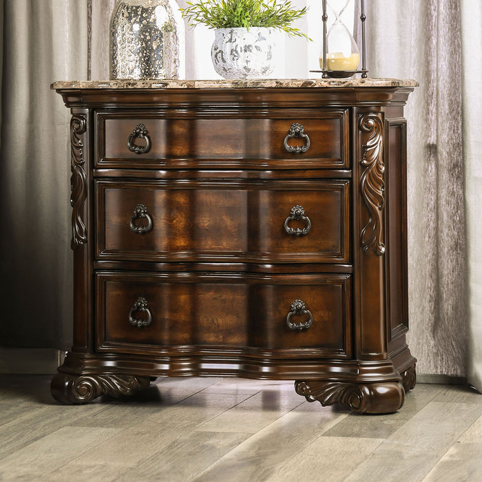 Arcturus Brown Cherry Night Stand image