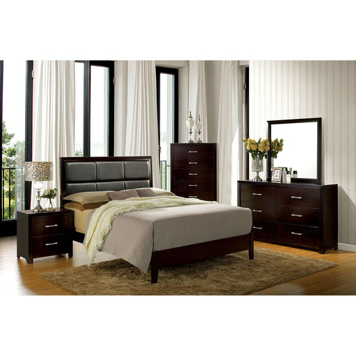 JANINE Espresso 4 Pc. Queen Bedroom Set image