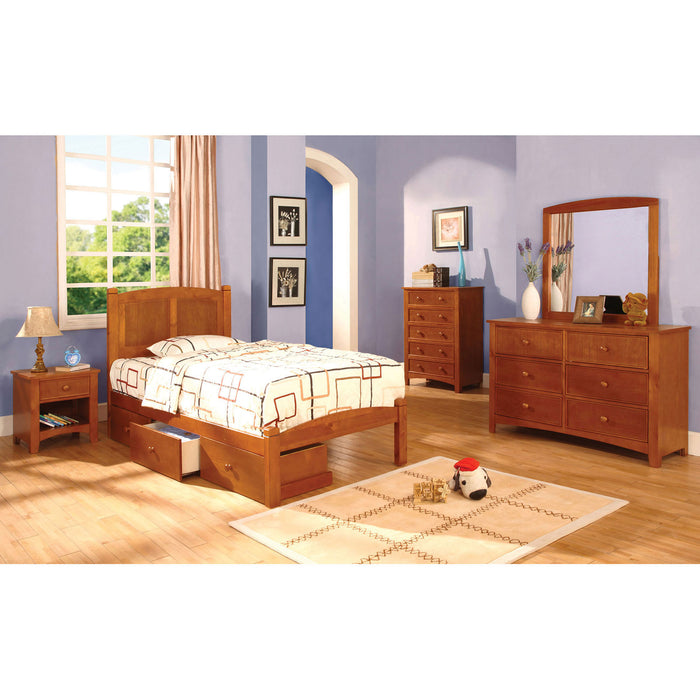 Cara Oak 4 Pc. Full Bedroom Set image