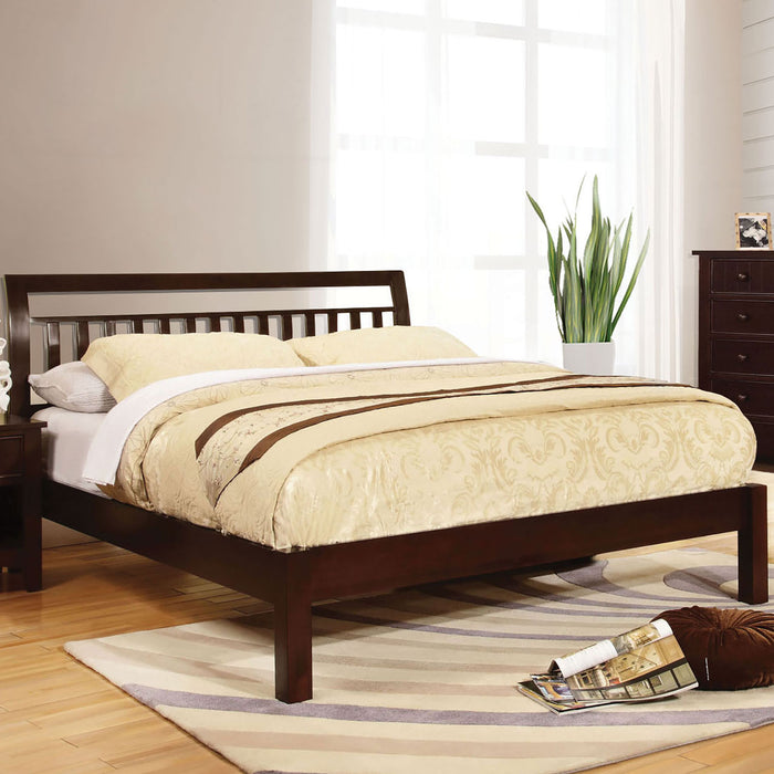 Corry Dark Walnut E.King Bed image