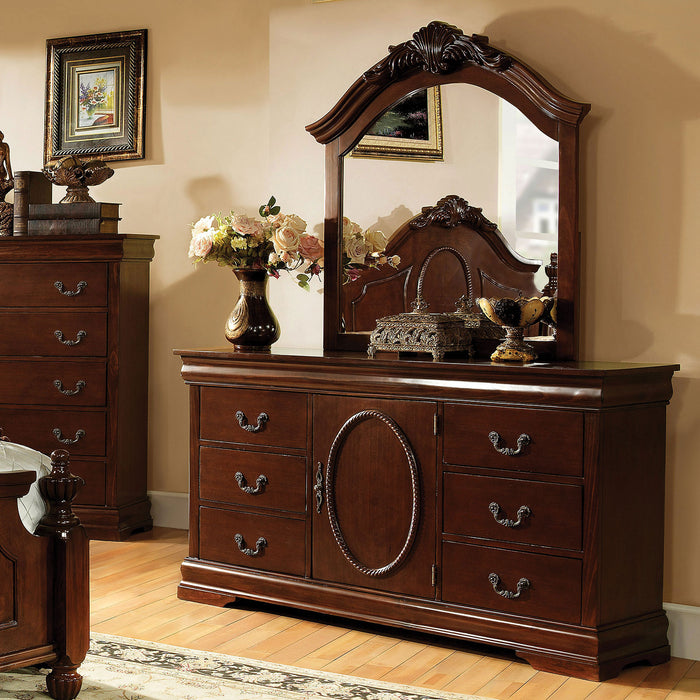 Velda II Brown Cherry Dresser image