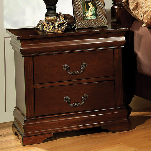 Velda II Brown Cherry Night Stand image