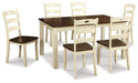 Woodanville Dining Table and Chairs (Set of 7) image