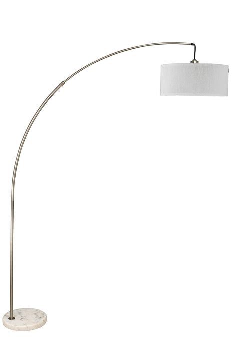 Jess Brushed Steel Arch Lamp image