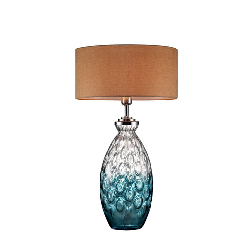 Cindy Aquamarine 28"H Aquamarine Glass Table Lamp image