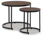 Ayla Outdoor Nesting End Tables (Set of 2) image