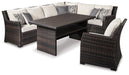 Easy Isle Easy Isle Nuvella 3 Piece Sectional with Coffee Table and Lounge Chair image