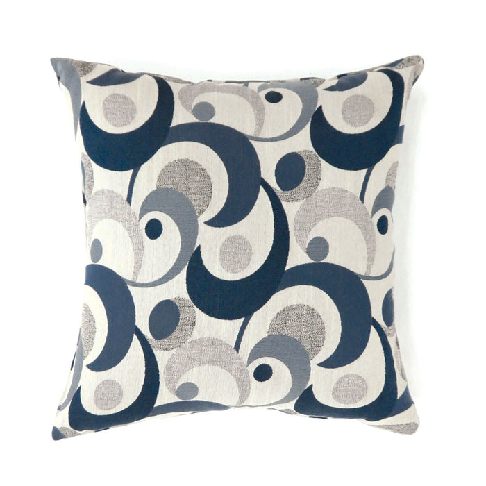 Swoosh Blue 18" X 18" Pillow, Blue (2/CTN) image