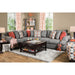 PENNINGTON Gray/Orange Sectional image