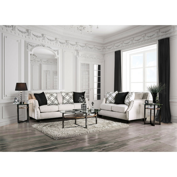 Phoibe Ivory Sofa + Love Seat image