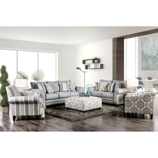 Misty Ivory/Pattern Sofa + Love Seat image