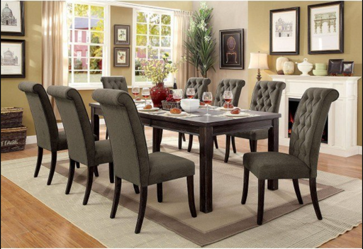 Sania III Antique Black, Gray 9 Pc. Dining Table Set image