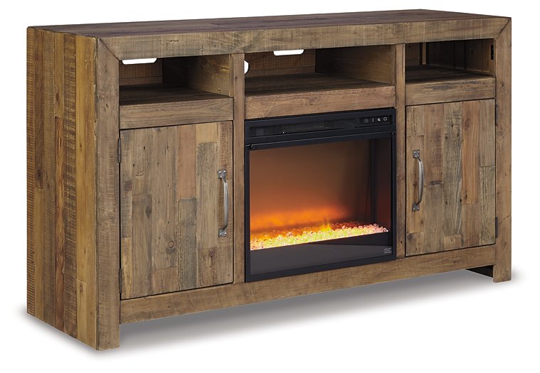 Sommerford 62" TV Stand with Electric Fireplace image